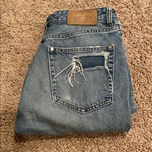 Medium Wash Boyfriend Jeans